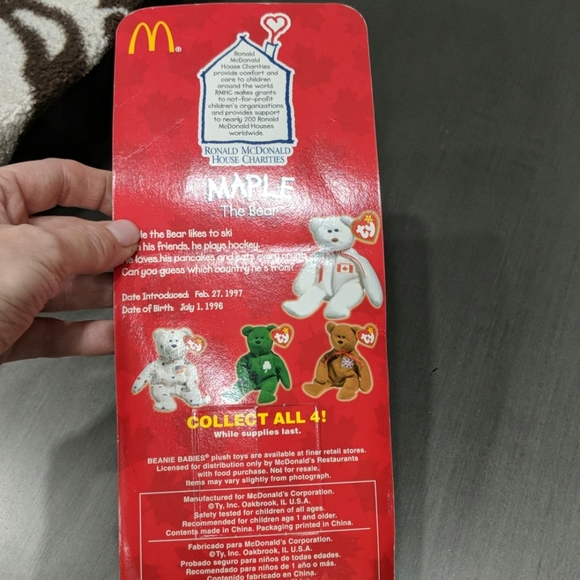 Ty Maple The Bear - McDonalds - Picture 2 of 3